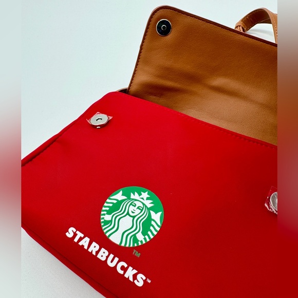 Starbucks Thailand Red Crossbody Mixed Nuts Bag - Picture 4 of 10